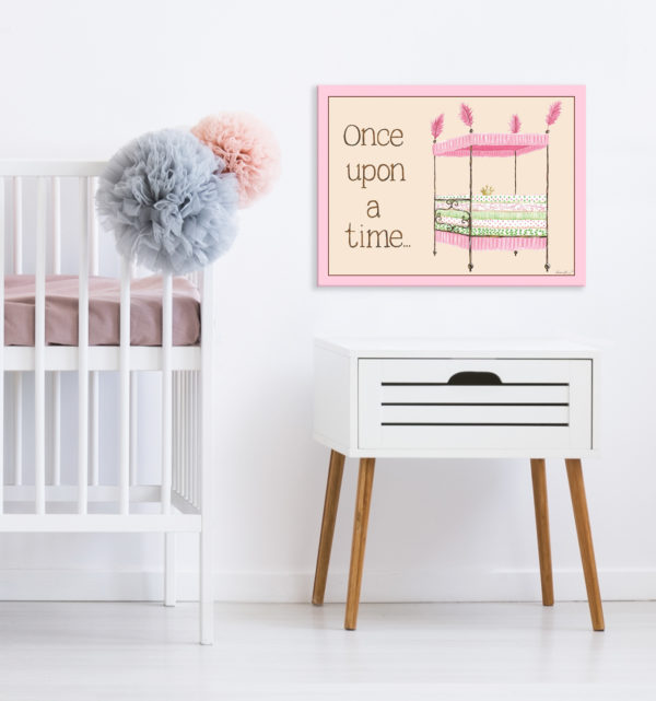 Sherri Blum Nursery and Kids' Wall Art, Once Upon a Time Bed