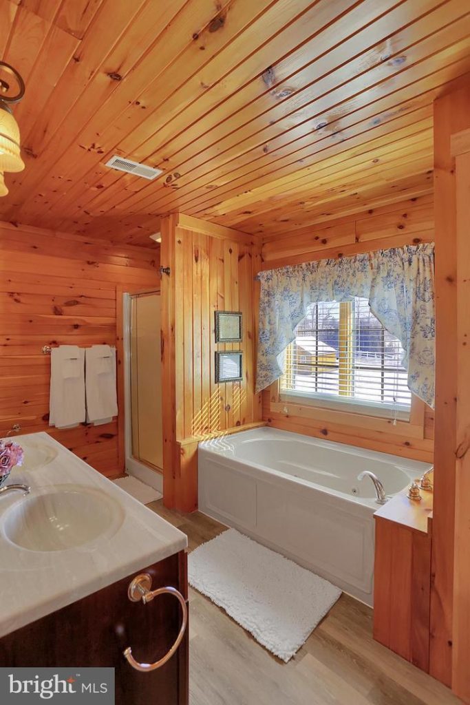 Log Cabin Home, Real Estate Staging by Sherri Blum