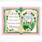 Princess Canvas, Once Upon a Time top Regal Princess Bed, Princess and the Pea Wall Art by Sherri Blum, Lavender