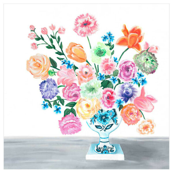 Sweet Bouquet of Florals Wall Art Canvas by Sherri Blum